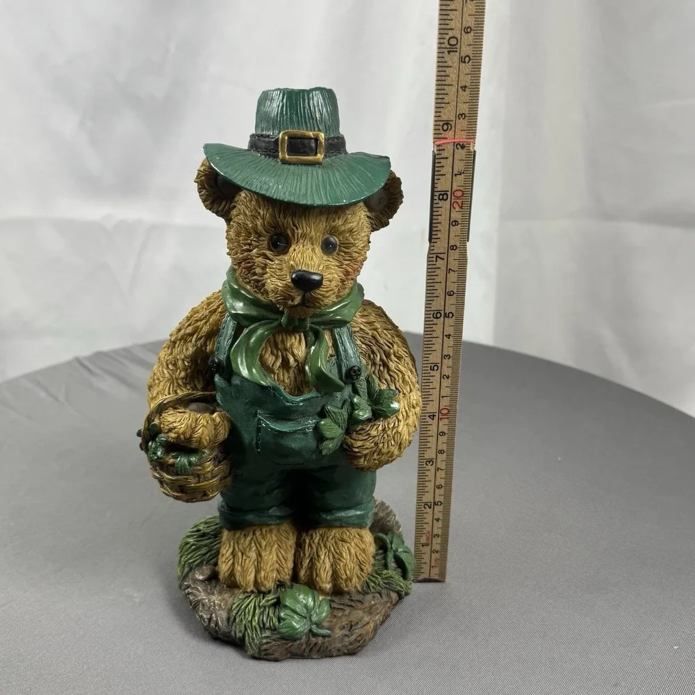 Vintage Leprechaun St. Patrick's Day‎ Resin Teddy